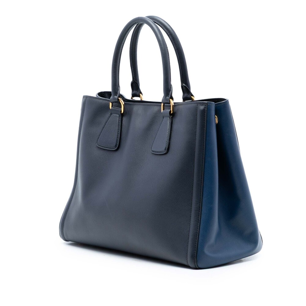 Pre-Loved Prada Medium Bicolor Saffiano Lux Galleria Satche - Picture 2 of 7